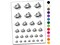 Old Timey Boat Ship Temporary Tattoo Water Resistant Fake Body Art Set Collection
